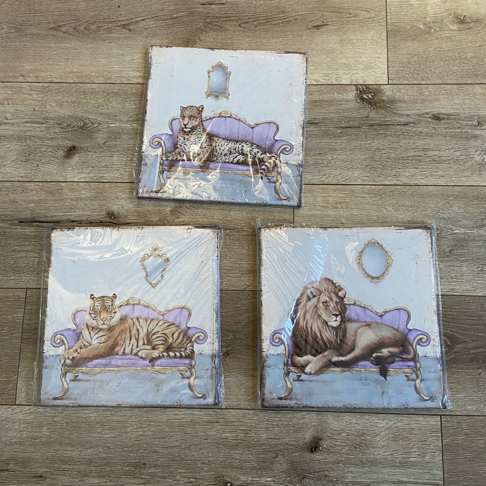 NWOT 3 Art Canvases